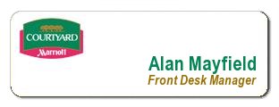 Colordome Courtyard Name Tags
