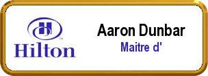Colordome Hilton Namebadges Colordome Hilton Namebadges