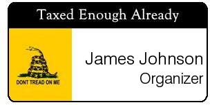 Engraved Political Namebadges Engraved Political Namebadges