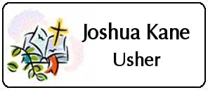 Engraved Episcopal Name Tags