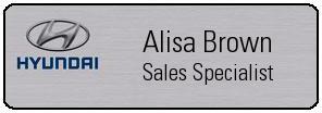 Engraved Hyundai Name Tags Engraved Hyundai Name Tags