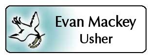 Engraved Usher Namebadges Engraved Usher Namebadges