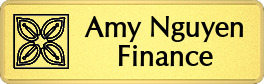 Metalfrost Hilton Nametags