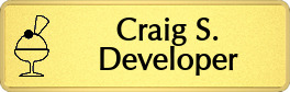Metalfrost Restaurants Nametags Metalfrost Restaurants Nametags