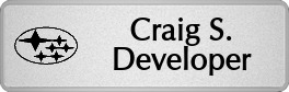 Metalfrost Subaru Namebadges Metalfrost Subaru Namebadges