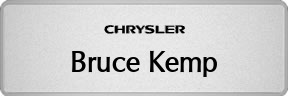 Metalfrost Chrysler Namebadges Metalfrost Chrysler Namebadges
