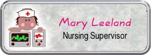 Colordome Nurse Namebadges Colordome Nurse Namebadges