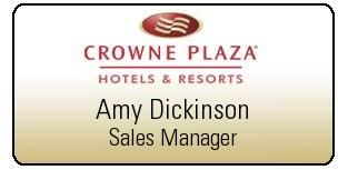 Engraved Crowne-Plaza Name Tags