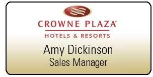 Engraved Crowne-Plaza Name Tags Engraved Crowne-Plaza Name Tags