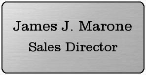 Engraved Office Nametags