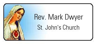 Engraved Catholic Nametags Engraved Catholic Nametags