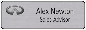 Engraved Infiniti Name Tags Engraved Infiniti Name Tags