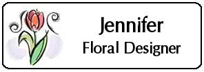 Engraved Botanical Namebadges Engraved Botanical Namebadges
