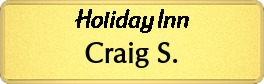 Metalfrost Holiday Inn Namebars Metalfrost Holiday Inn Namebars