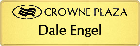 Metalfrost Crowne-Plaza Nametags Metalfrost Crowne-Plaza Nametags