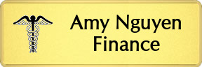 Metalfrost Doctor Nametags Metalfrost Doctor Nametags
