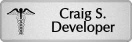 Metalfrost EMT Namebadges Metalfrost EMT Namebadges