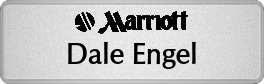 Metalfrost Marriott Namebadges Metalfrost Marriott Namebadges