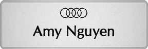 Metalfrost Audi Namebadges Metalfrost Audi Namebadges