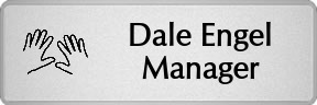 Metalfrost Chiropractor Namebadges Metalfrost Chiropractor Namebadges